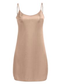 Nina von C. sheego Große Größen Unterkleid mit verstellbaren Spaghetti-Trägern, camel, Größe 44 - Damen