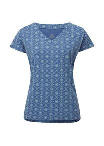 T-Shirt Sherpa Neha V-Neck Tee Damen (Gr XXL |blau)