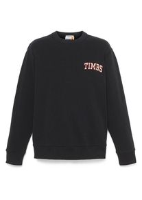 Timberland Front Timbs Graphic Crew Neck Sweatshirt Pullover Herren (Gr M |schwarz)