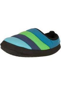 Hausschuh Trollkids "KIDS HUT MULE XT", Kinder, Gr. 35, blau (schwarz marine, fresh gr&uuml;n, mystic blau), Synthetik, Textil, Schuhe Hausschuh, warm, sto&szlig;d&auml;mpfend, Anziehschlaufe