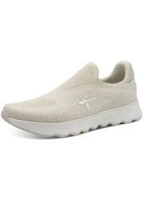 Slip-On Sneaker Tamaris, Damen, Gr. 41, creme, Synthetik, Textil, unifarben, Schuhe, Slipper, Halbschuh, Freizeitschuh mit Ortholite-Ausstattung