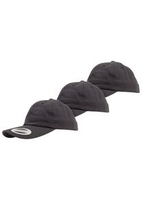 Flexfit Damen Flex Cap "Flexfit Low Profile Cotton Twill 3-Pack"schwarzgrau, schwarzgrau, schwarzgrau, casual, 100% Baumwolle, Caps