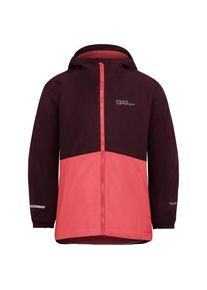 Jack Wolfskin Iceland 3-in-1 Jacket Doppeljacke Kinder (Gr&ouml;&szlig;e 152 |rot |wasserdicht)