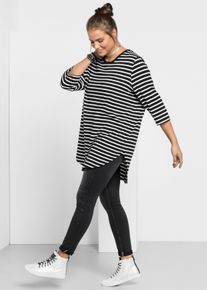 sheego Große Größen Jeggings in Power-Stretch-Qualität, black denim, Größe 20 - Damen