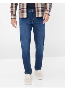 Brax Herren Five-Pocket-Hose Style CADIZ DARK BLUE USED, denim blau, Gr. 38/38