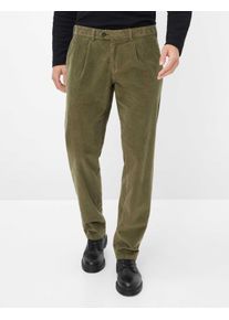 Eurex By Brax Herren Bundfaltenhose Style LUIS GREEN, dunkelgrün, Gr. 28U