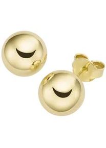 Paar Ohrstecker Smart Jewel "Kugeln, Silber 925", gold, Ohrringe, Damen, Silber 925 (Sterlingsilber)