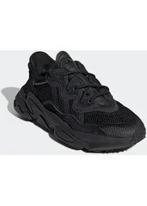Sneaker Adidas ORIGINALS "OZWEEGO", M&auml;dchen, Gr. 36, schwarz (core schwarz, core schwarz, trace grau metallic), Leder, Textil, Schuhe Sneaker, f&uuml;r Kinder und Jugendliche
