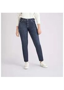 Stretch-Jeans MAC "Melanie", Damen, Gr. 42, L&auml;nge 28, blau (new basic wash), Denim/Jeans, Obermaterial: 98% Baumwolle, 2% Elasthan, figurbetont normal, Jeans, Gerade geschnitten, Topseller