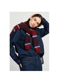 Jeansbluse SENSES.THE LABEL, Damen, Gr. M/L, blau (tiefblau), Denim/Jeans, Material: 99% Baumwolle, 1% Elasthan, unifarben, oversize normal, hoch geschlossener Ausschnitt, &Auml;rmel mit &Auml;rmelschlitz 1-Knopf-Manschette, Blusen Jeansbluse, mit Brusttasche