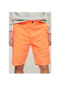 Superdry f&uuml;r Herren. M7110397A Officer Orange Chino Shorts (32), L&auml;ssig, Baumwolle
