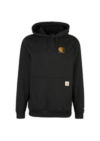 Hoodie Carhartt Signature Logo Sweatshirt Herren (Gr XL |schwarz)