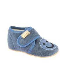 Living Kitzbühel Living Kitzbühel Babyklett Frottee Smiley Hüttenschuhe Kinder (Gr 20 |grau)