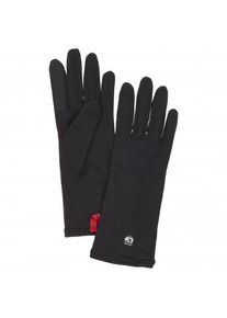 Hestra Merino Wool Liner Long 5 Finger Handschuhe (Gr 11 |schwarz)