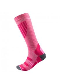 DEVOLD Cross Country Kid Sock Skisocken Kinder (Gr 25-27 |rosa)