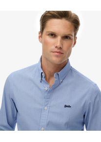 Superdry Herren Figurbetontes Essentials Lite Hemd Blue - Gr&ouml;&szlig;e: Xxxl 1041009500660E1N120