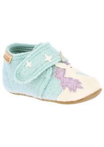 Living Kitzbühel Hüttenschuhe Living Kitzbühel Baby's Klettschuh Einhorn & Stern Kinder (Gr 18 |grau)