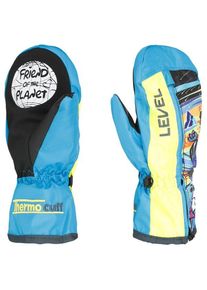 Level Dudy Mitt Handschuhe Kinder (Größe III - 5-6 years |blau |wasserdicht)