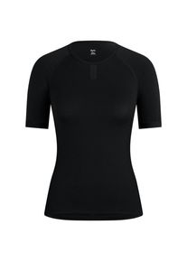 Rapha Merino Base Layer Short Sleeve Merinounterw&auml;sche Damen (Gr M |schwarz)