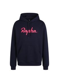 Hoodie Rapha Heavyweight Cotton Hoodie Large Logo Herren (Gr M |blau)
