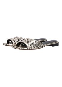 Thea Mika Sandaletten mit Absatz - Pantoletten - Gr. 42 (EU) - in Gold - f&uuml;r Damen