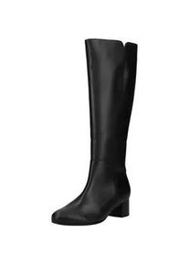 Stiefel Gabor "Gabor Stiefel Glattleder", Damen, Gr. 40,5, schwarz, Glattleder, Schuhe Stiefel