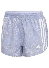 Adidas Own the Run E AOP Shorts Laufshorts Damen (Gr L - Length: 3'' |lila)
