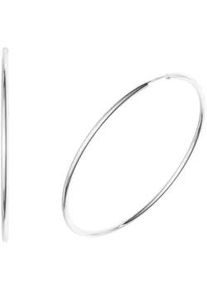 Paar Creolen Firetti "Schmuck Geschenk Silber 925 2,0 mm breit" Gr. 60, silber (silberfarben), Ohrringe, Damen, 60, Silber 925 (Sterlingsilber), Made in Germany