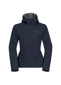 Softshelljacke Jack Wolfskin Bornberg Hoody Damen (Gr XL |blau)