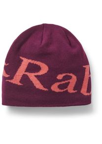 Rab Logo Beanie Mütze Wandern (Gr One Size |lila)