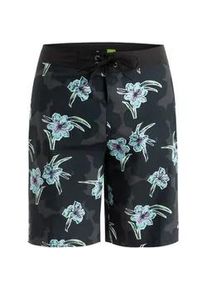 Boardshorts Quiksilver "Everyday Straight 20", Herren, Gr. 32(M), schwarz (schwarz fallen blossom), Obermaterial: 100% Microfaser;, Hosen