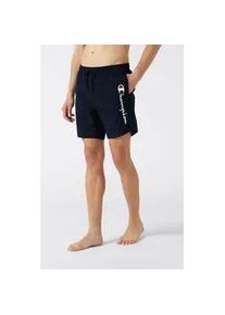 Badeshorts Champion "Icons Beachshort Long", Herren, Gr. M (48), N-Gr, blau (nny), Obermaterial: 100% Polyamid, Badehosen Badeshorts, f&uuml;r sportliche Aktivit&auml;ten, leichtes Polyamid, Polyester-Einsatz