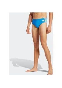 Badehose Adidas PERFORMANCE "3S BLD TRUNK", Herren, Gr. 8 (L), N-Gr, blau (bright royal, wei&szlig;), Obermaterial: 78% Polyamid, 22% Elasthan, Badehosen Badehose