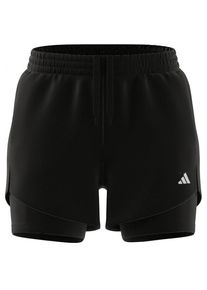 Adidas Min 2in1 Shorts Laufshorts Damen (Gr S |schwarz)