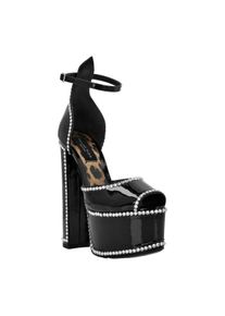 Philipp Plein Sandaletten mit Absatz - Sandalen High Heels - Gr. 37 (EU) - in Schwarz - f&uuml;r Damen