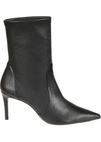 Stuart Weitzman Stiefel - Stuart Power Bootie 75 Ankle Boots Black - Gr. 36 (EU) - in Schwarz - f&uuml;r Damen