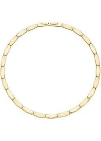 Collier Jobo, gold (goldfarben), Halsketten, Damen, Edelstahl, L: 46, Collier, Edelstahl goldfarben 46 cm