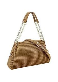 Schultertasche "Audrey", Damen, Gr. B/H/T: 30cm x 19cm x 10cm onesize, braun, Polyurethan (PU), Collezione Alessandro, Taschen Schultertasche, elegante Tasche in modischem Material