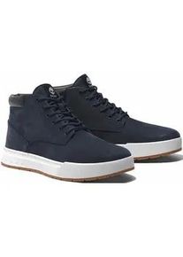 Schn&uuml;rboots Timberland "MAPLE GROVEMID LACE UP SNEAKER", Herren, Gr. 41,5, blau (navy), Leder, Schuhe Schn&uuml;rboots, Winterschuhe, Sneakerboots, Winterboots