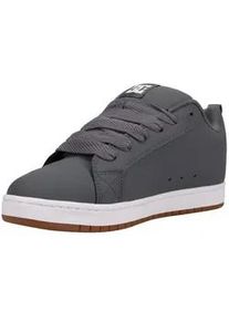 Sneaker DC Shoes "Court Graffik", Damen, Gr. 10 (43), wei&szlig; (grau, wei&szlig;), 57.05% Leder, 28.2% Synthetikmaterial, 13.87% Polyester, 0.88% Textil, Schuhe Sneaker