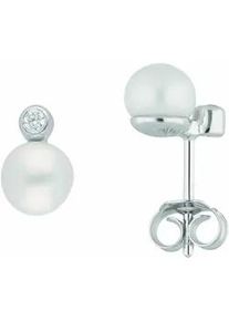 Adelia&acute;s Paar Ohrh&auml;nger ADELIA ́S "1 Paar 925 Silber Ohrringe / Ohrstecker mit Zirkonia", silber, Ohrringe, Damen, Damen, Silber 925 (Sterlingsilber), 925 Sterling Silber mit Zirkonia Silberschmuck f&uuml;r Damen