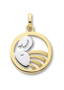Sternzeichenanh&auml;nger ONE ELEMENT "Krebs Sternzeichen Anh&auml;nger aus 333 Gelbgold", gold, Schmuckanh&auml;nger, Damen, Krebs, Gelbgold 333 Gold, Gelbgold 333, Gold, Individuell & symbolisch &ndash; ein liebevolles Geschenk f&uuml;r besondere Menschen