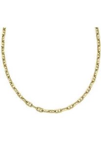 Gliederkette Fossil "Schmuck Geschenk Messing Halsschmuck HERITAGE D-LINK", gold (gelbgoldfarben), Halsketten, Damen, Messing, L: 42,5 B: 3,5mm, Gliederkette, B:3,5mm