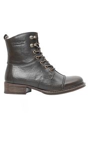 Ten Points Pandora Lace Boots Tanned Leather Freizeitstiefel Damen (Gr 42 |grau)