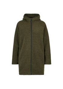 Woll- & Merinojacke Stoic MerinoPile RissnaSt. Long Jacket Damen (Gr L |oliv)