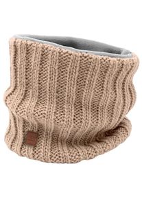 MaxiMo Tube Rippe Schlauchschal Kinder (Größe One Size |braun/beige)