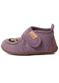 Living Kitzbühel Hüttenschuhe Living Kitzbühel Smiley Klettschuh Kinder (Gr 25 |lila)