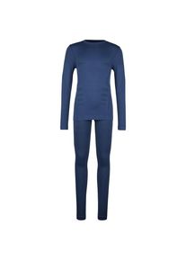 Heber Peak Evergreen Seamless Underwear Set Kunstfaserunterwäsche Kinder (Gr 10-12 years |blau)