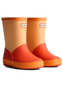 Gummistiefel Hunter Boots First Colour Block Insulated Boot Kinder (Gr 27 |rot/orange |wasserdicht)