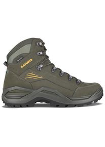 Lowa Renegade Evo GTX Mid Wanderschuhe Herren Wandern (Gr 44,5 |grau/oliv |wasserdicht)